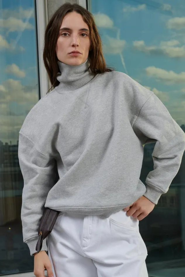 TShirts and Sweatshirts Women Soeur VITO JUMPER Mottled Grey