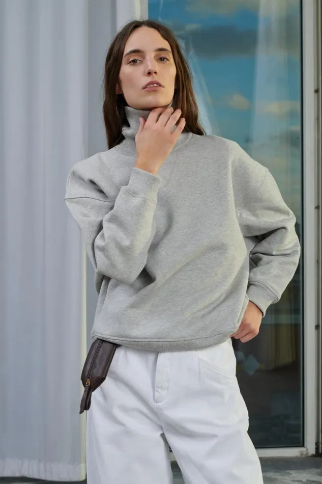 TShirts and Sweatshirts Women Soeur VITO JUMPER Mottled Grey