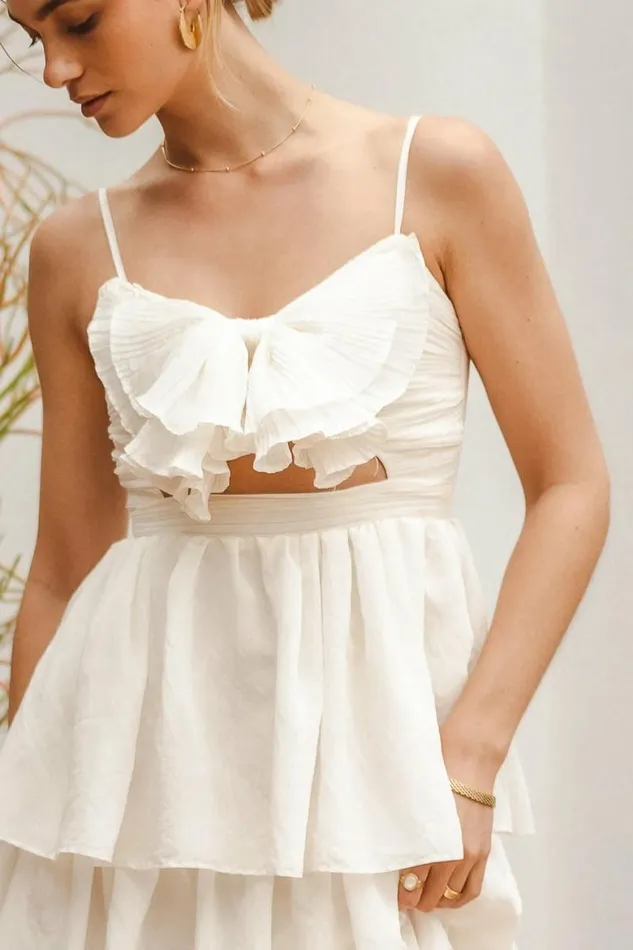 Tammy Midi Dress Natural Women Bohme Dresses