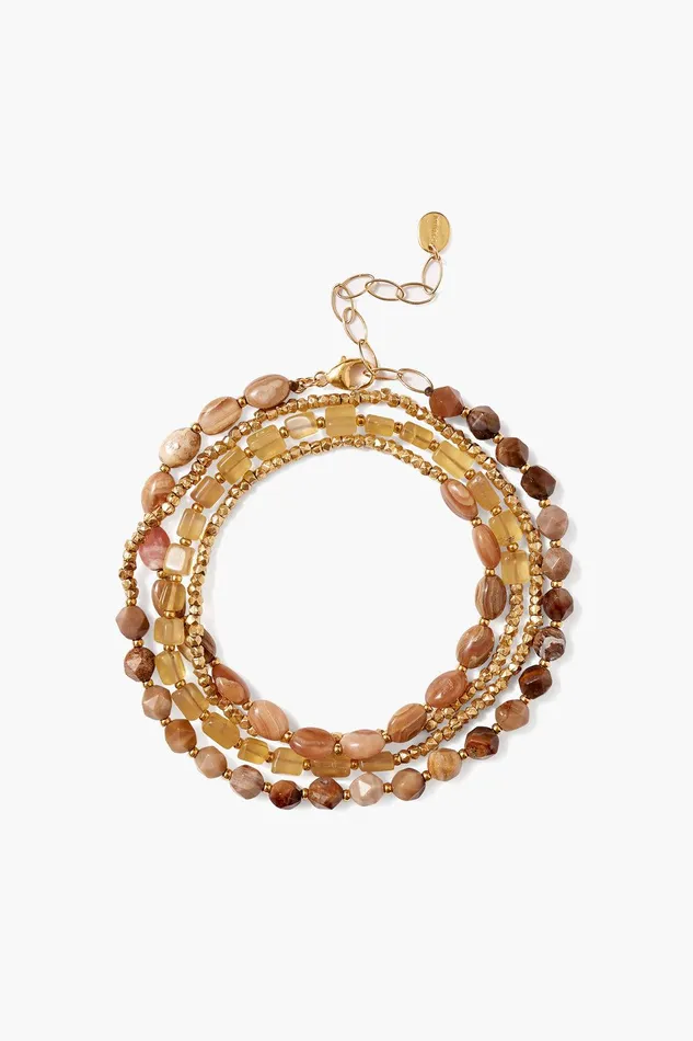 Taos Wrap Bracelet Pink Mix Women Chan Luu Bracelets