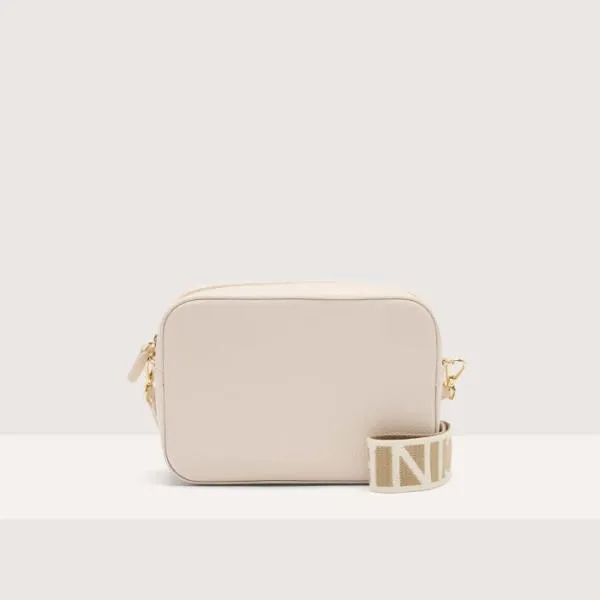 Tebe Medium Lambskin White Women Coccinelle Crossbody Bags