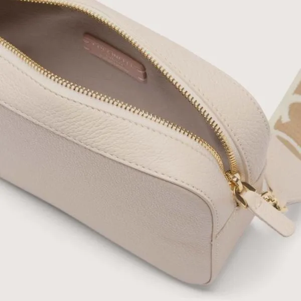 Tebe Medium Lambskin White Women Coccinelle Crossbody Bags