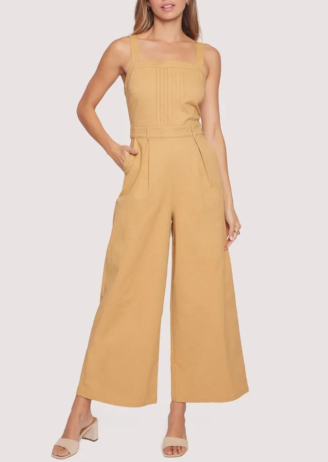Terra Jumpsuit Beige Women Lost Wander Romper And Jumpsuits