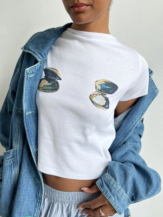 Tops Alex Tee Clams Lisa Says Gah Women