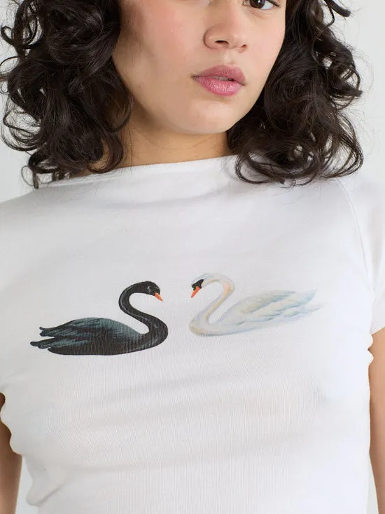 Tops Alex Tee Swans Lisa Says Gah Women