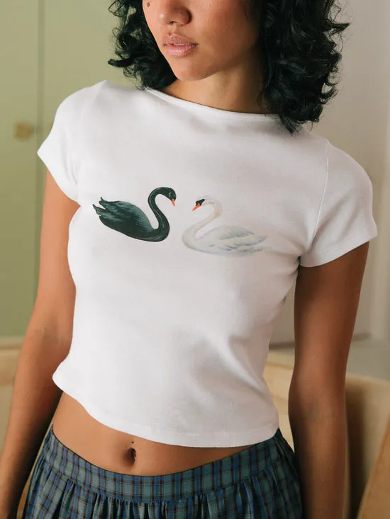 Tops Alex Tee Swans Lisa Says Gah Women