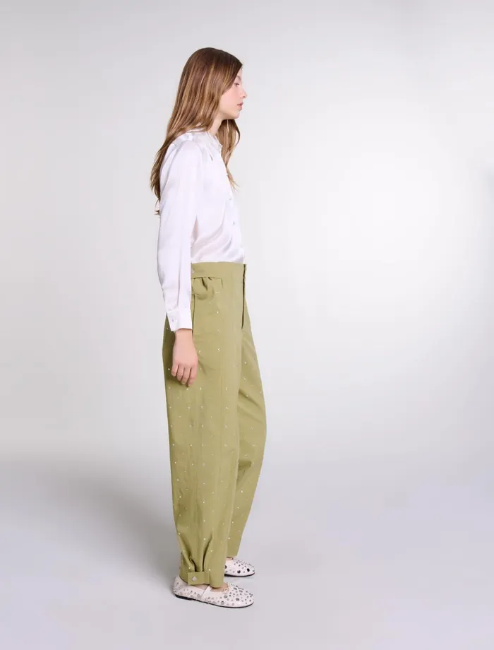 Tops and Shirts Women Maje White Silk Shirt White Tops and Shirts Women Maje White Silk Shirt White
