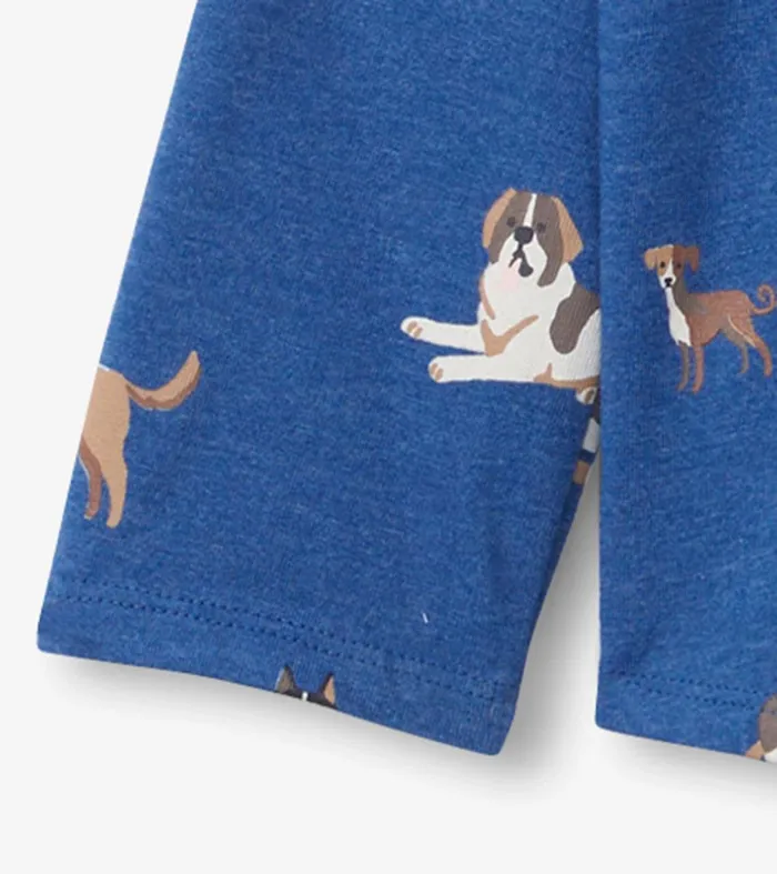 Tops Baby and Toddler Hatley Bandana Dogs Long Sleeve TShirt