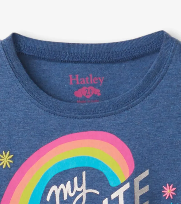 Tops Baby and Toddler Hatley Favorite Color Is Rainbow Long Sleeve TShirt