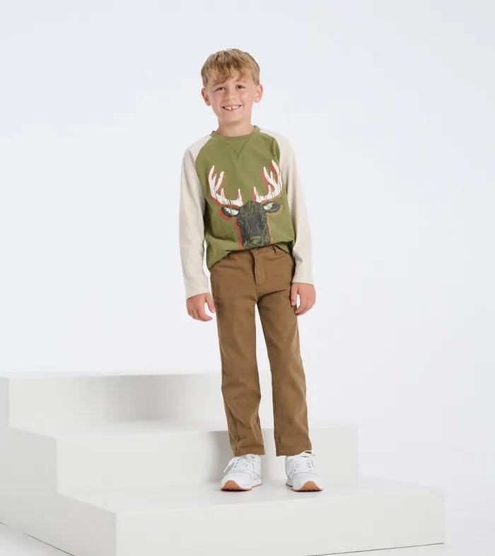Tops Boys Hatley Boys Grand Elk Long Sleeve TShirt