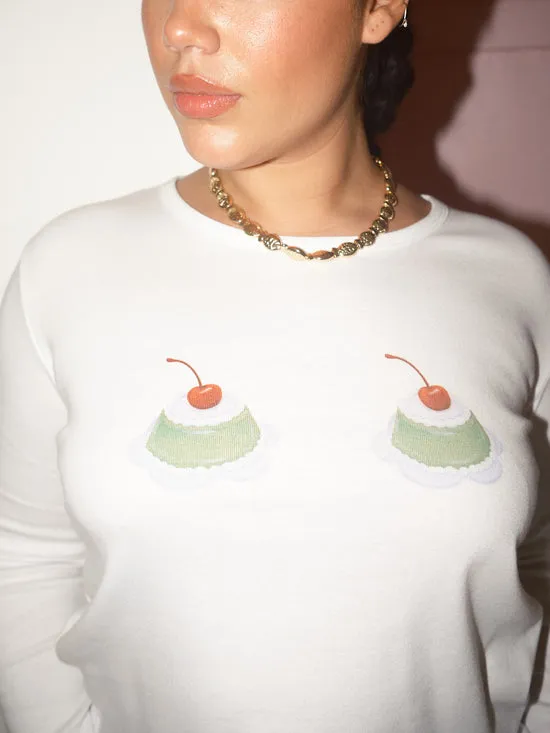 Tops Dana Long Sleeve Tee Jelly Cakes Lisa Says Gah Women