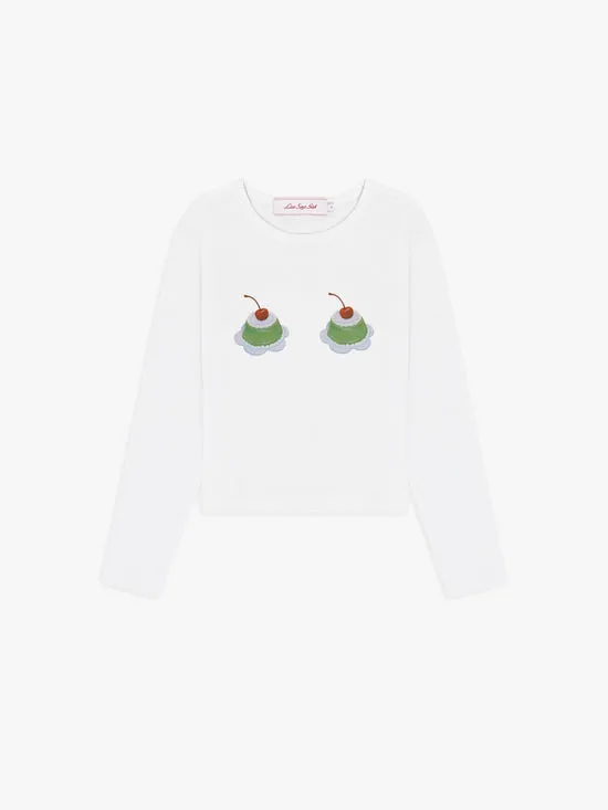 Tops Dana Long Sleeve Tee Jelly Cakes Lisa Says Gah Women