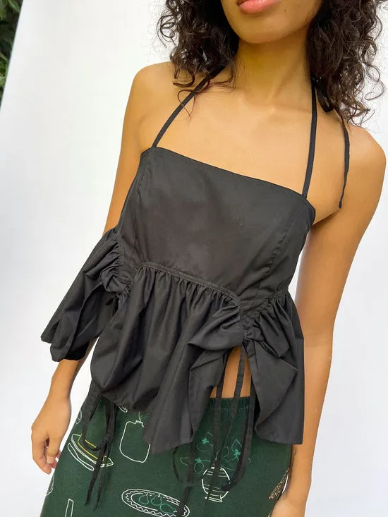 Tops Lisa Says Gah Women Butterfly Blouse Black