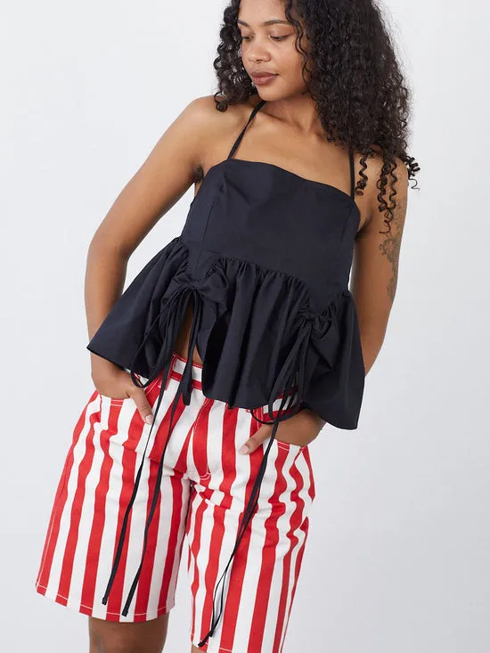Tops Lisa Says Gah Women Butterfly Blouse Black