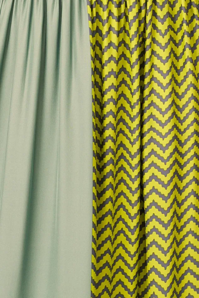 Tops Shop Natalie Martin AMELIA TOP Block Zigzag Lime