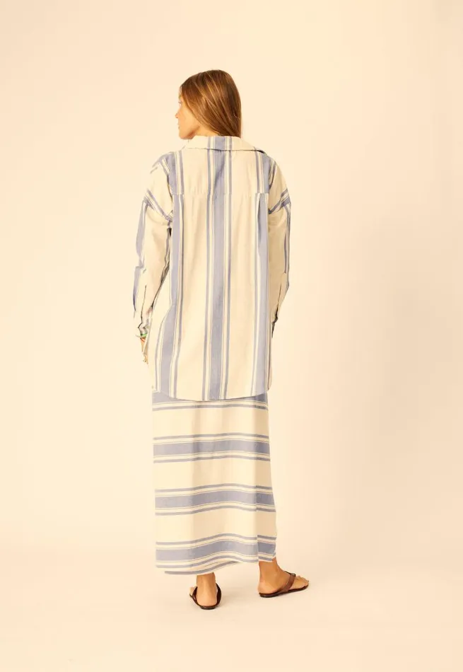 Tops Shop Natalie Martin JENNIFER SHIRT French Stripe Blue