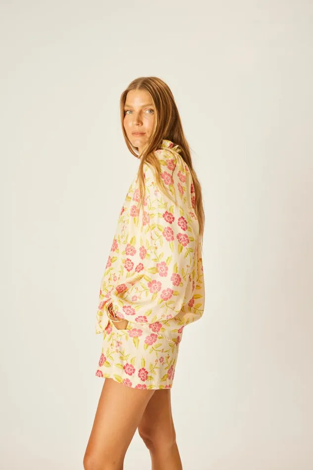 Tops Shop Natalie Martin PENNY BLOUSE Prairie Dusty Crimson