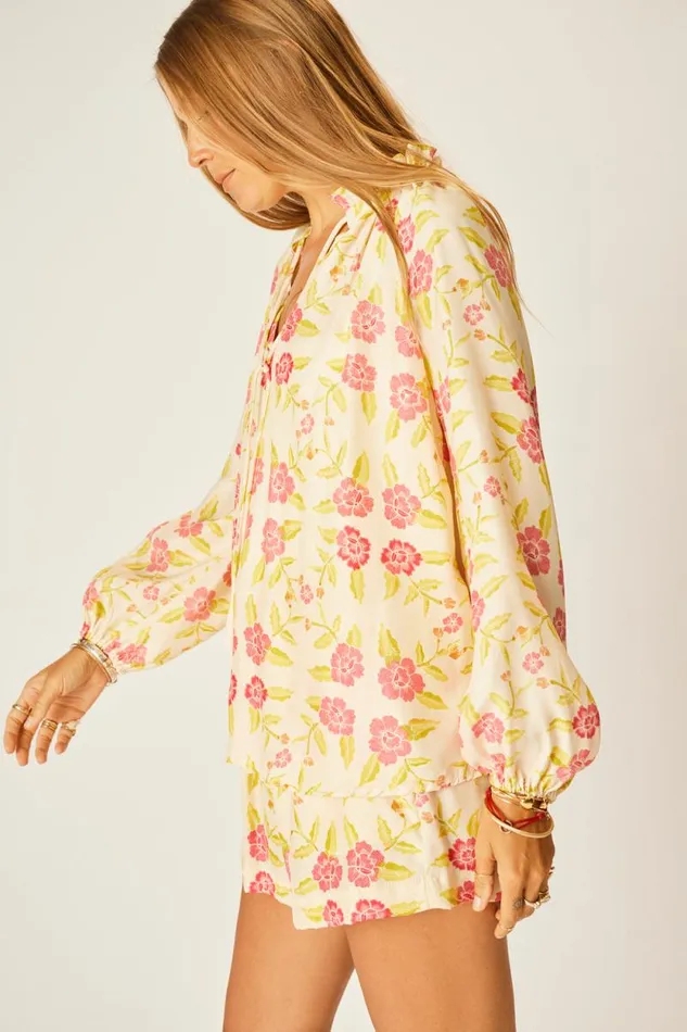 Tops Shop Natalie Martin PENNY BLOUSE Prairie Dusty Crimson