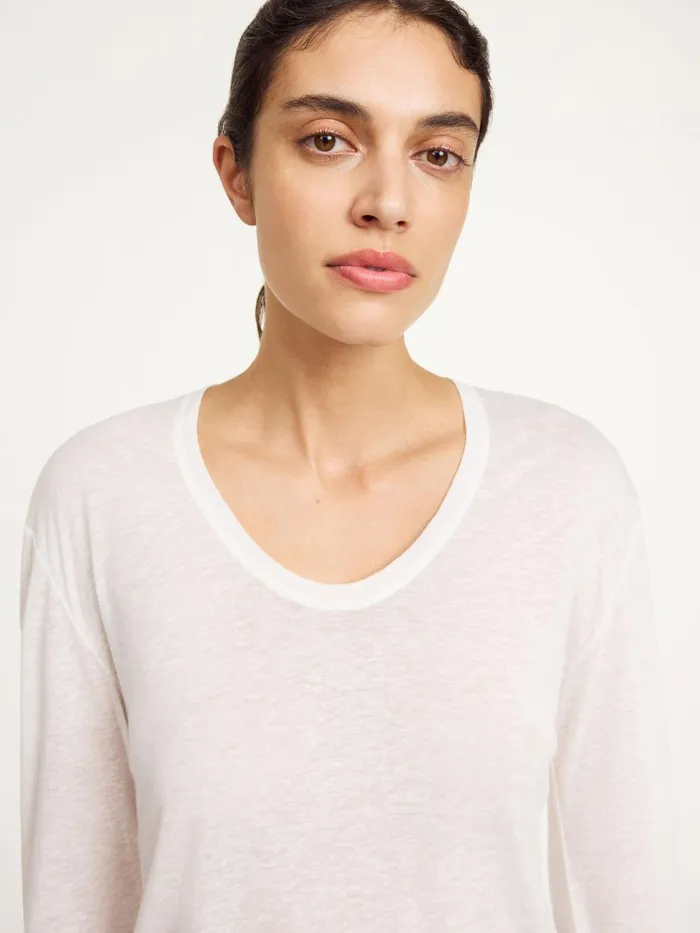 Tops Women By Malene Birger Amalou Top Soft White