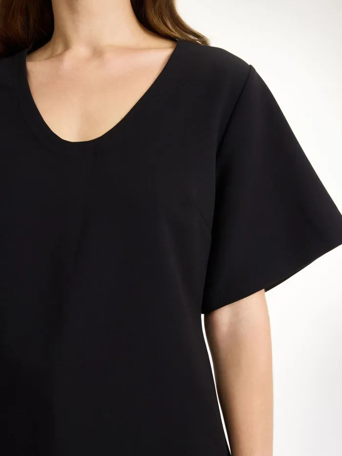 Tops Women By Malene Birger Lunae Tshirt Black