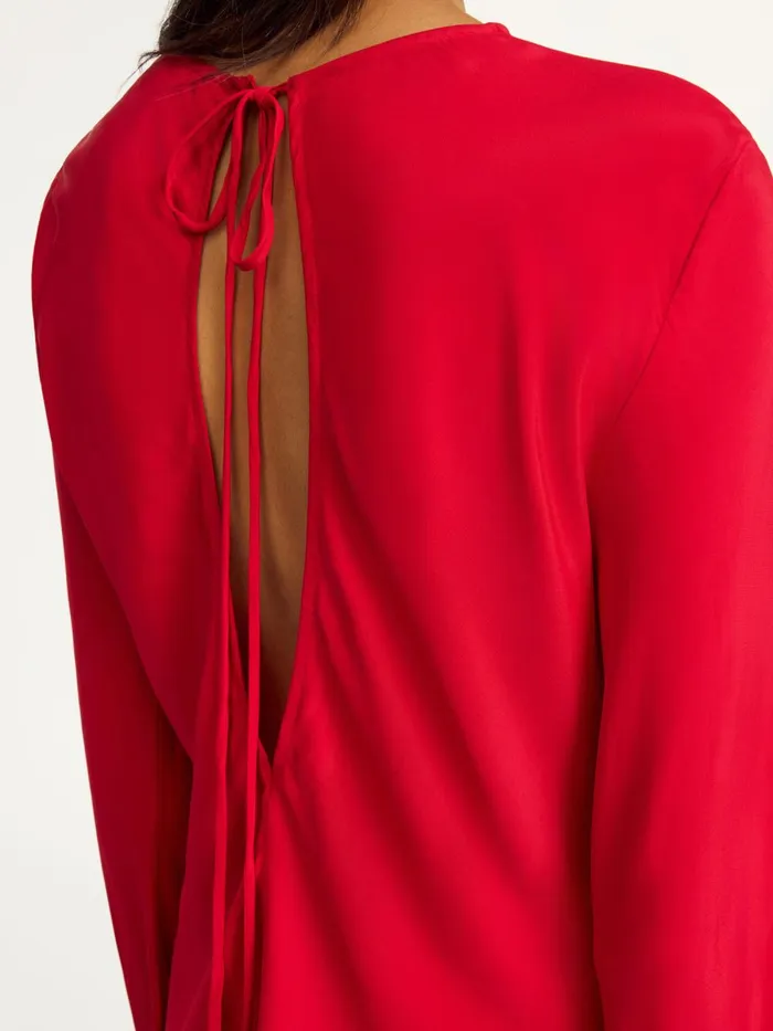Tops Women By Malene Birger Pricilla Top Dark Chilli Tops Women By Malene Birger Pricilla Top Dark Chilli
