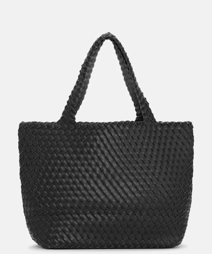 Tote Bag 8211 Black Gun Metal Accessories Ilse Jacobsen Bags