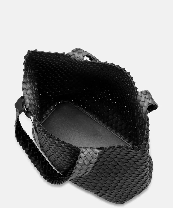 Tote Bag 8211 Black Gun Metal Accessories Ilse Jacobsen Bags