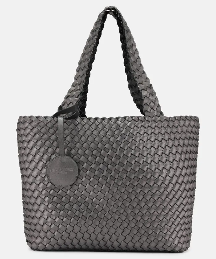 Tote Bag 8211 Black Gun Metal Accessories Ilse Jacobsen Bags
