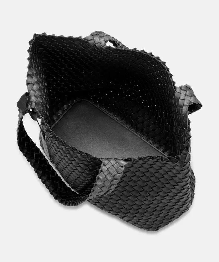 Tote Bag 8211 Black Gun Metal Accessories Ilse Jacobsen Bags