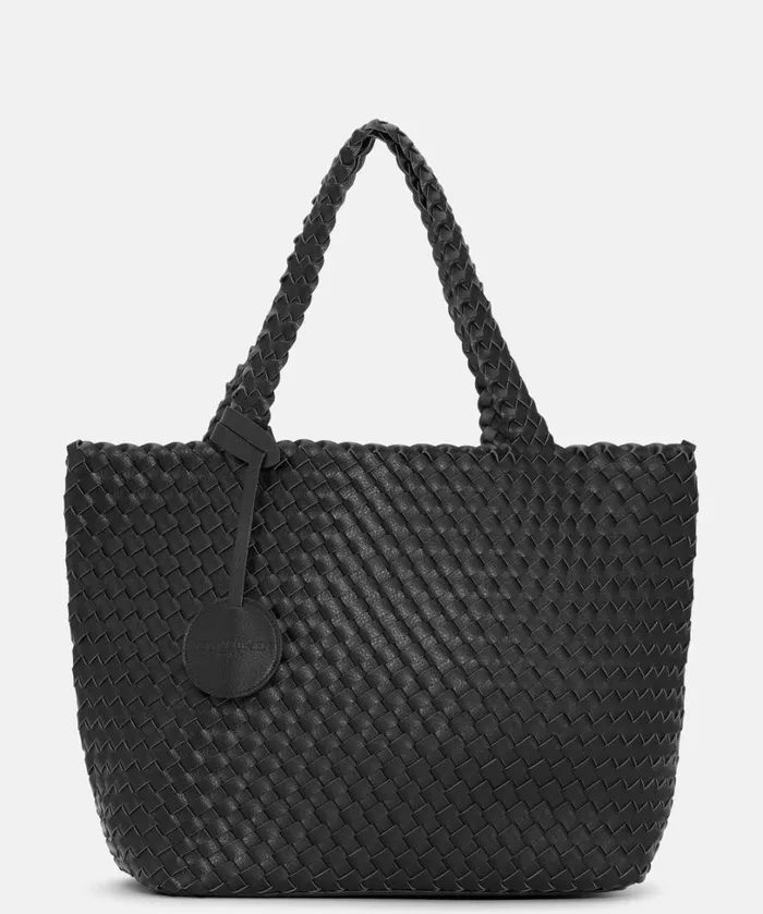 Tote Bag 8211 Black Gun Metal Accessories Ilse Jacobsen Bags
