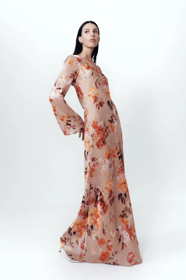 Transept Iridescent Dress Meadow Blooms Women Aje Maxi Dresses