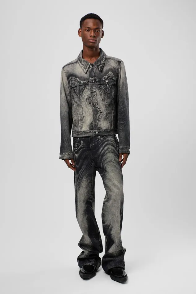 TrousersandShorts Men Camper Denim Jeans BlackGray Denim Jeans