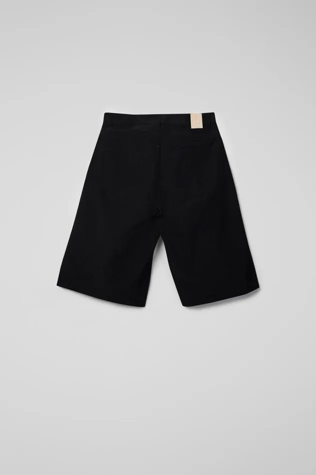 TrousersandShorts Women Camper Tech Shorts Black CottonNylon Shorts