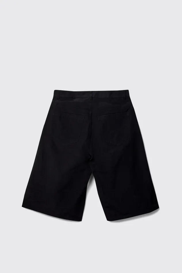 TrousersandShorts Women Camper Tech Shorts Black CottonNylon Shorts