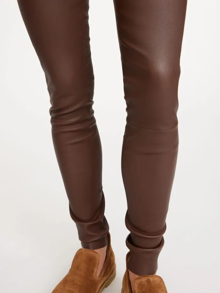 Trousers Women By Malene Birger Elenasoo Leggings Chestnut Trousers Women By Malene Birger Elenasoo Leggings Chestnut