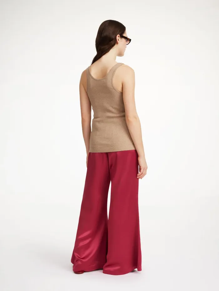 Trousers Women By Malene Birger Lucee Flared Trousers Wild Berries Trousers Women By Malene Birger Lucee Flared Trousers Wild Berries