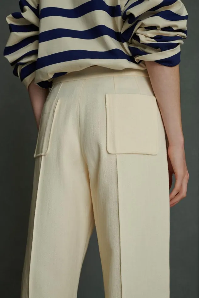 Trousers Women Soeur HARRY TROUSERS Offwhite