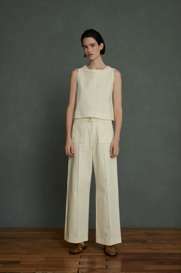 Trousers Women Soeur HARRY TROUSERS Offwhite