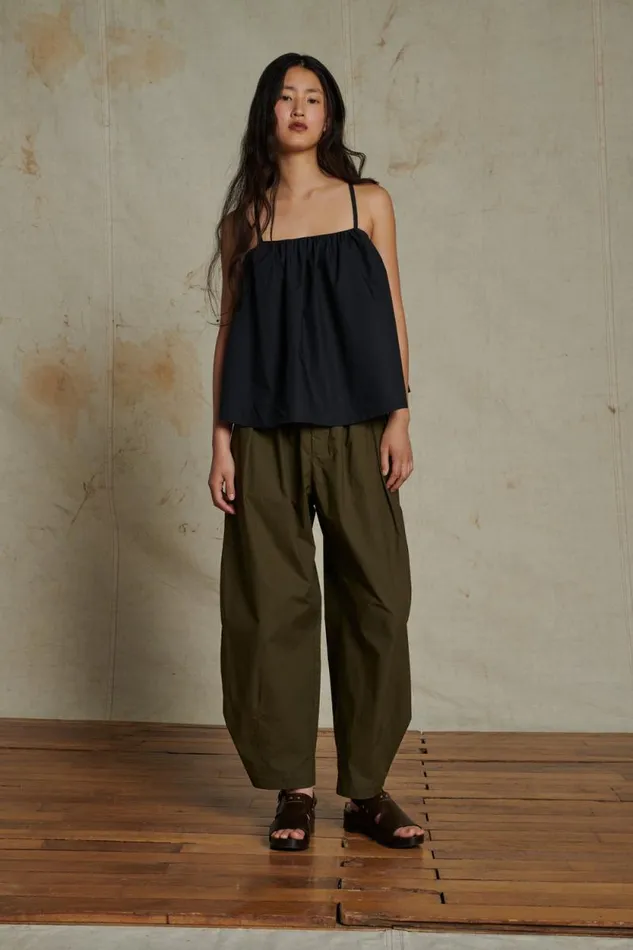 Trousers Women Soeur VERNON TROUSERS Dark Khaki
