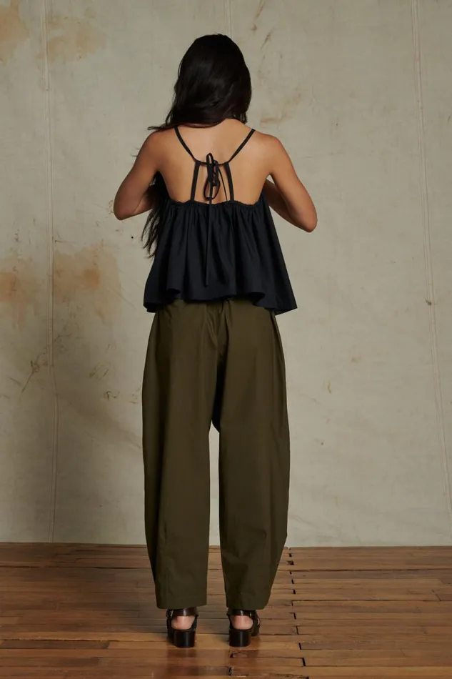 Trousers Women Soeur VERNON TROUSERS Dark Khaki