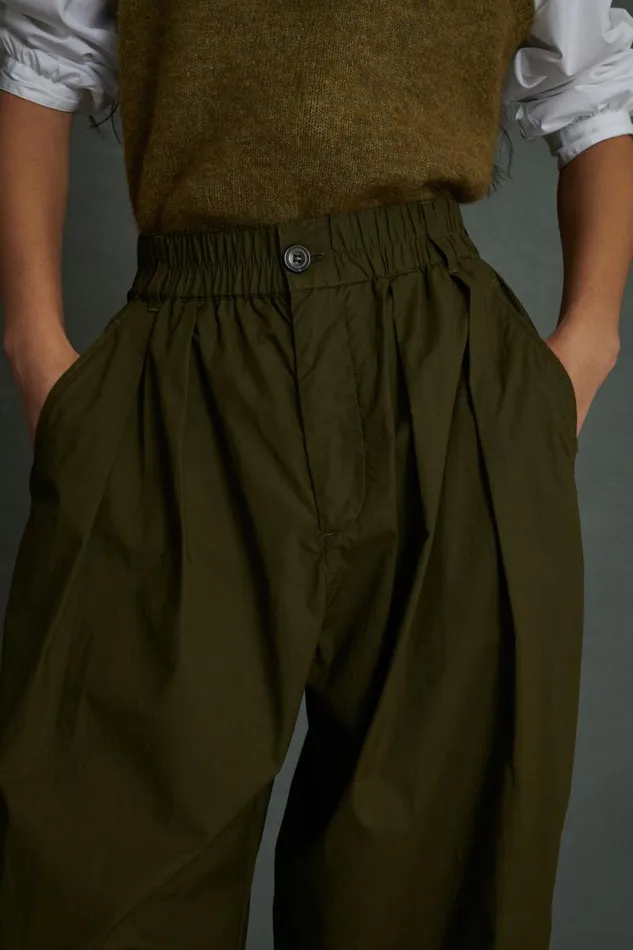 Trousers Women Soeur VERNON TROUSERS Dark Khaki