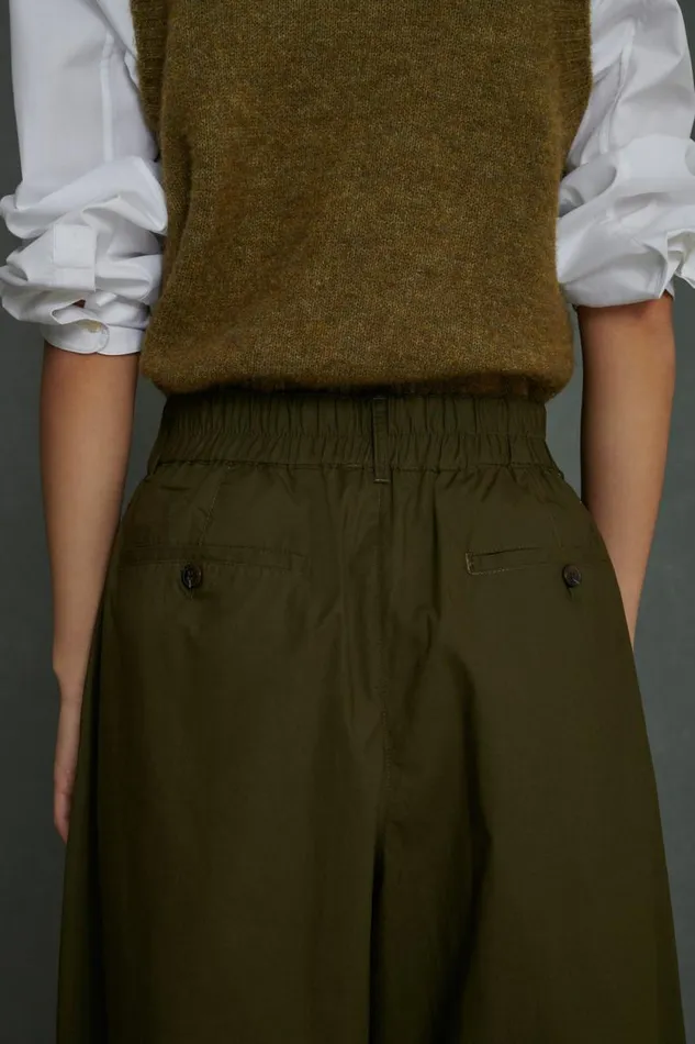 Trousers Women Soeur VERNON TROUSERS Dark Khaki