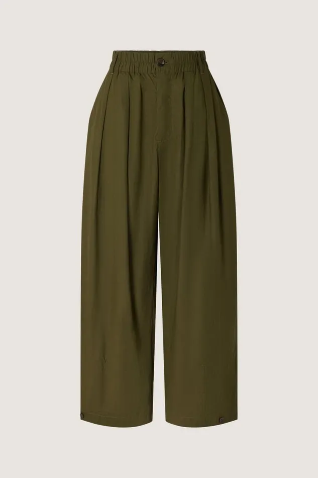 Trousers Women Soeur VERNON TROUSERS Dark Khaki