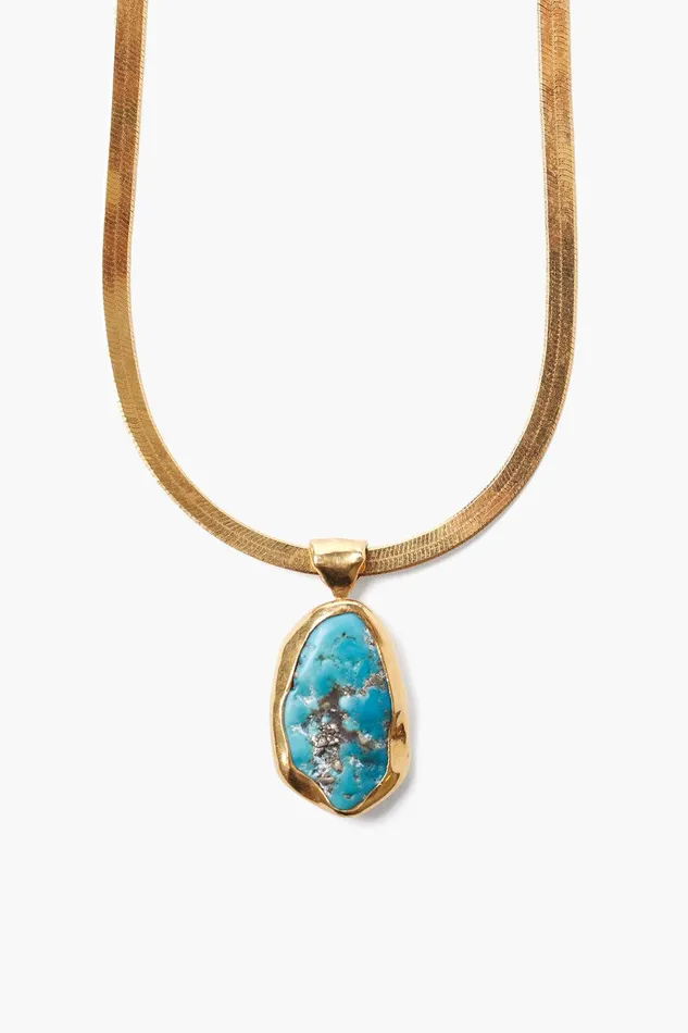 Turquoise Totem Herringbone Necklace Women Chan Luu Necklaces