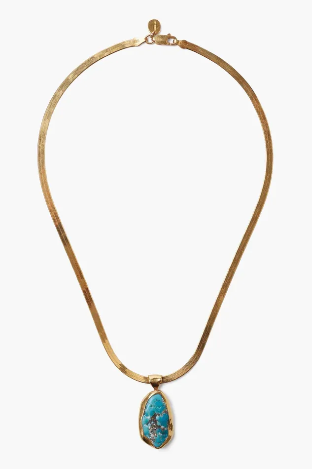 Turquoise Totem Herringbone Necklace Women Chan Luu Necklaces