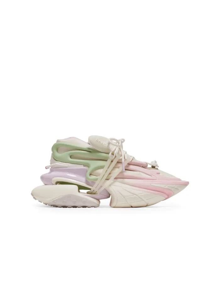 Unicorn Sneakers In Neoprene And Leather Multicolor Women Balmain Sneakers