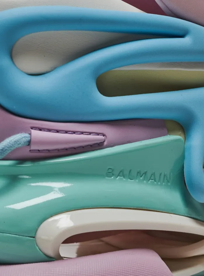 Unicorn Sneakers In Neoprene And Leather Multicolor Women Balmain Sneakers