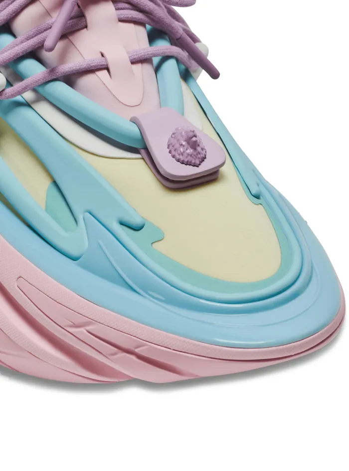 Unicorn Sneakers In Neoprene And Leather Multicolor Women Balmain Sneakers