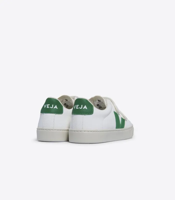 VEJA Esplar Kids ESPLAR LEATHER WHITE EMERAUDE