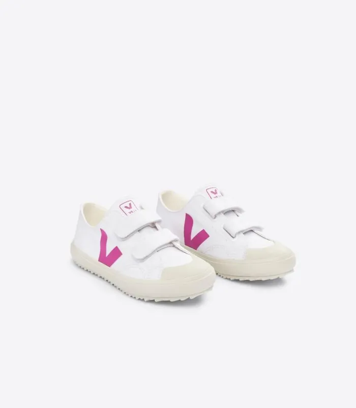 VEJA Ollie and Flip Kids OLLIE CANVAS WHITE LOTUS
